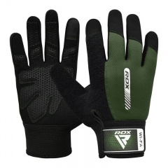 RDX Sports W1 Full-Finger Lightweight Gym Gloves (Green)